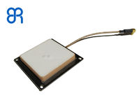 Antena de cerámica UHF RFID de color blanco Antena de lector UHF de polarización circular 2dBic RFID de tamaño pequeño