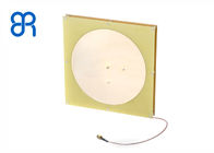 antena polarizada circular de 8dBic RFID, color oro de lujo de la antena de la frecuencia ultraelevada de la gama larga