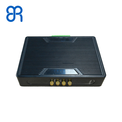 4 puertos Lector de RFID UHF con soporte para el protocolo ISO18000-6C Velocidad> 800 veces/s